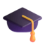 Emoji of a graduation cap