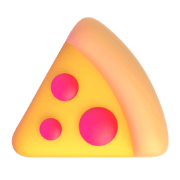 Emoji of a pizza slice